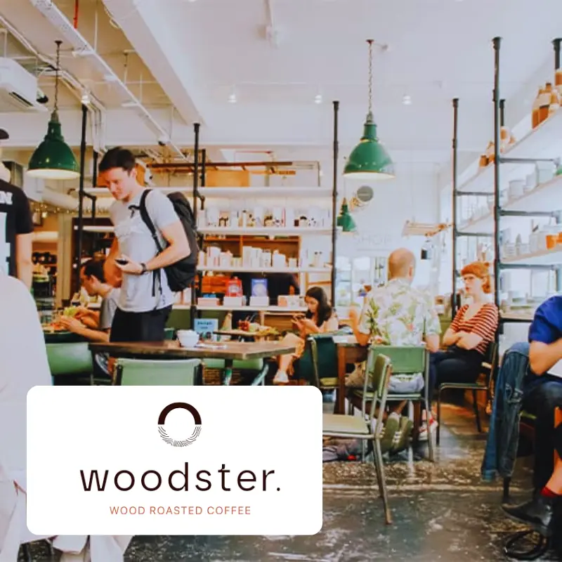 Intérieur du restaurant Woobster utilisant une solution Odoo