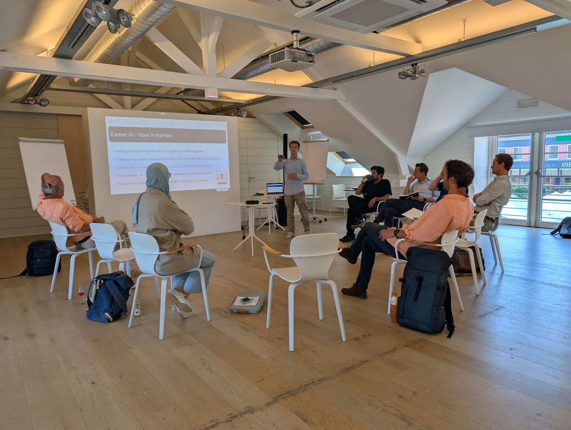 Équipe Eezee-It lors d’un atelier d’audit Odoo